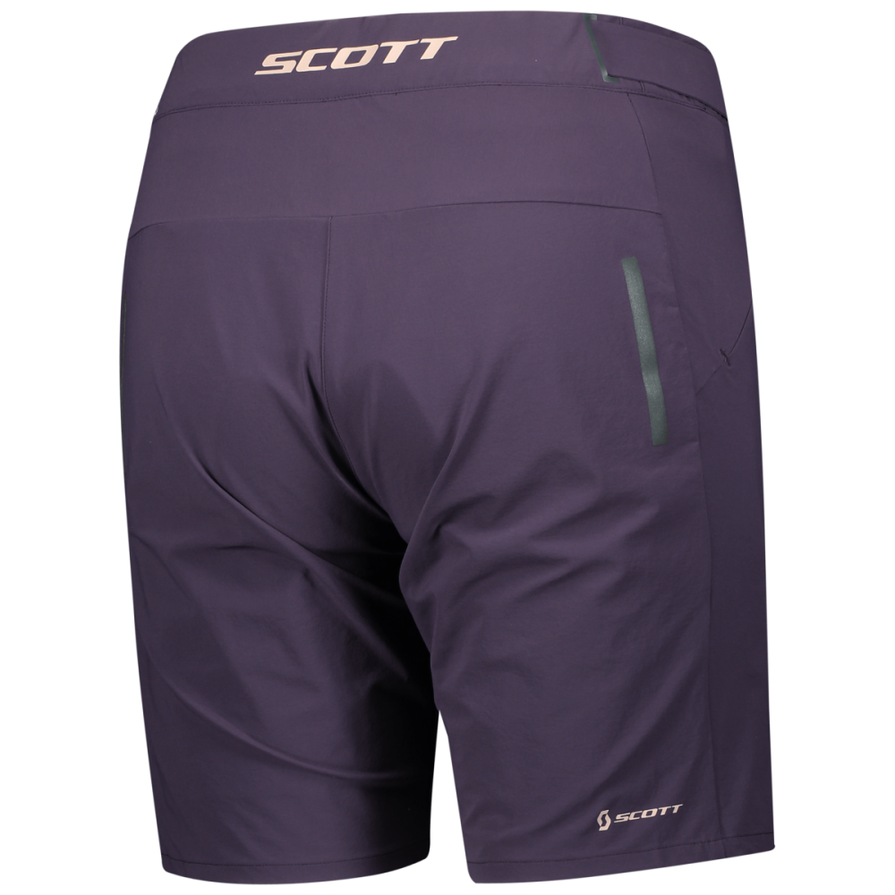 Scott Shorts W's Endurance ls/fit w/pad - dark purple/EU S