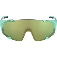 Alpina HAWKEYE S Q-LITE, turquoise matt, mirror green, cat. 3