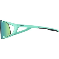 Alpina HAWKEYE S Q-LITE, turquoise matt, mirror green, cat. 3