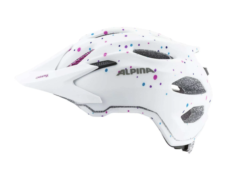 Alpina CARAPAX JR., white polka dots, 51-56