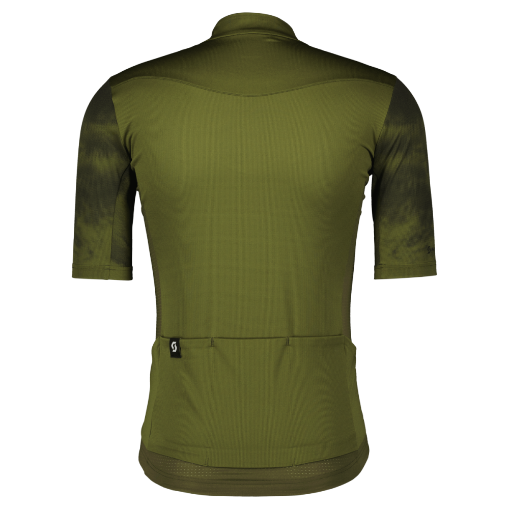 Scott Shirt M's Gravel 10 SS - fir green/black