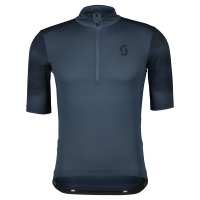 Scott Shirt M's Gravel 10 SS - metal blue/dark blue