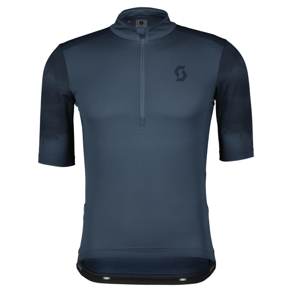 Scott Shirt M's Gravel 10 SS - metal blue/dark blue