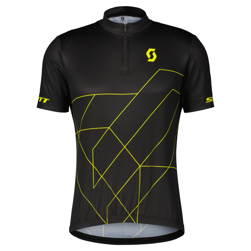 Scott Shirt M's RC Team 20 SS - black/sulphur yellow