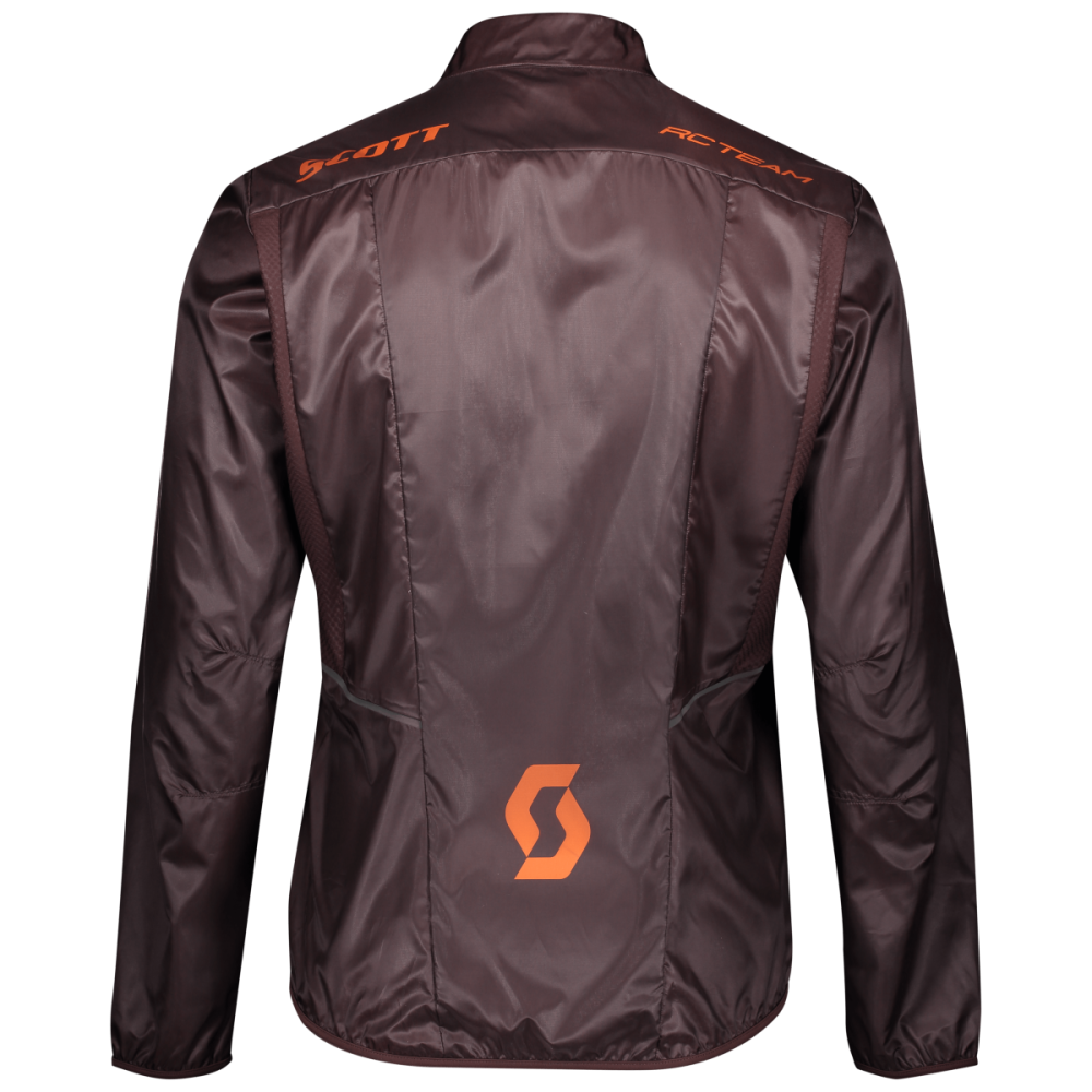 Scott Jacket M's RC Team WB - maroon red/orange pumpkin/L