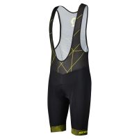 Scott Bibshorts M's RC Team ++ - black/sulphur yellow/XXL