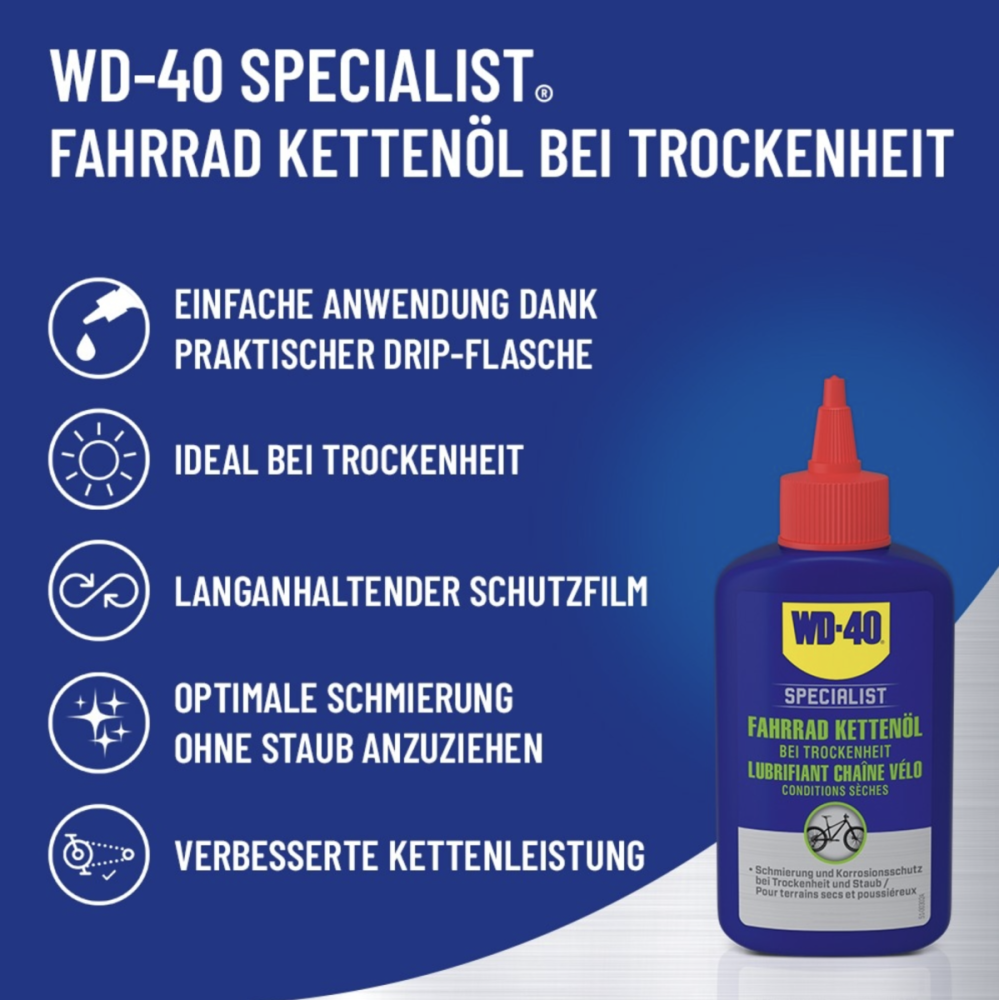 WD 40 Kettenöl Trocken