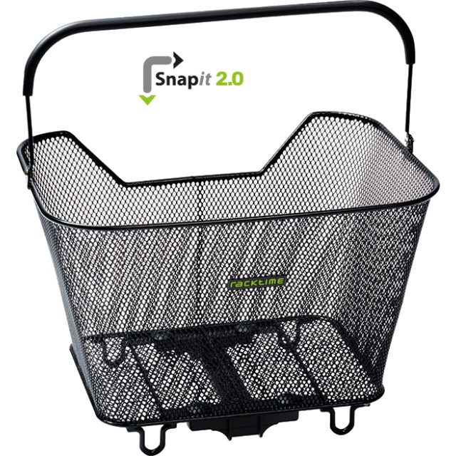 Racktime Gepäckträgerkorb Bask-it 2.0 large, Snap-it 2