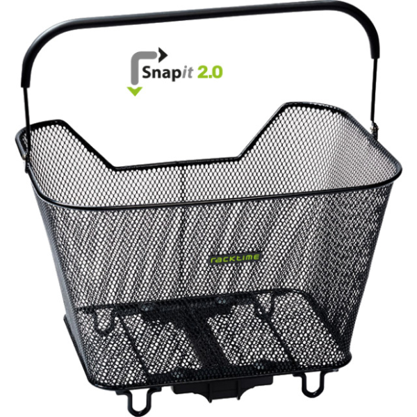 Racktime Gepäckträgerkorb Bask-it 2.0 large, Snap-it 2