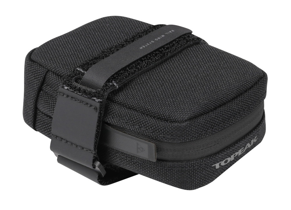 Topeak Satteltasche Elementa XS 0.2l, schwarz, Rail-Wing Strap System - Strap Mount, 10.5x7x2.7cm, 42g