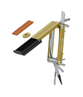 Topeak Tubi 18, 18 functions mini tool, w/tubeless tire repair kit, w/o tool bag, Black