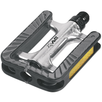 Ergotec Pedale 191, gummiert mit Reflektor 96x72mm silber/schwarz