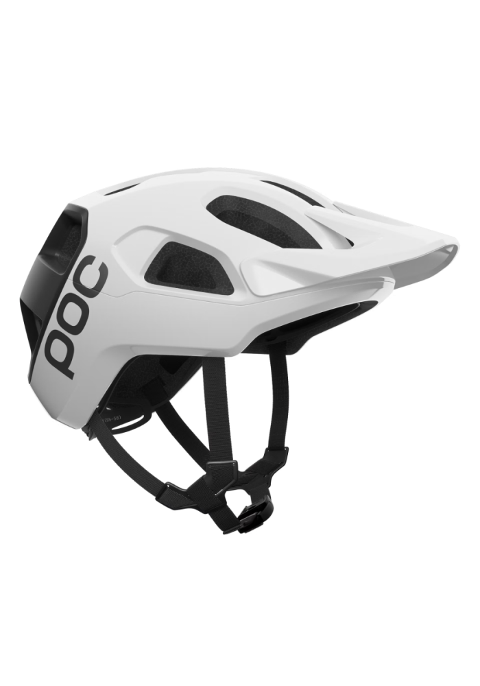 POC Cularis, Hydrogen White/Uranium Black Matt w. Logo, SML