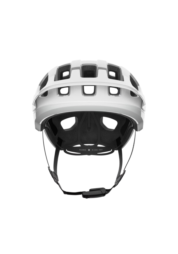 POC Cularis, Hydrogen White/Uranium Black Matt w. Logo, SML