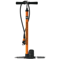 SKS Standpumpe Rennkompressor Stahl E.V.A mit Manometer orange