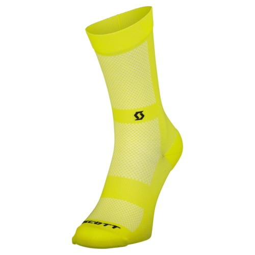 Scott Sock Performance No Shortcuts Crew - sulphur yellow/black/39-41 (M)