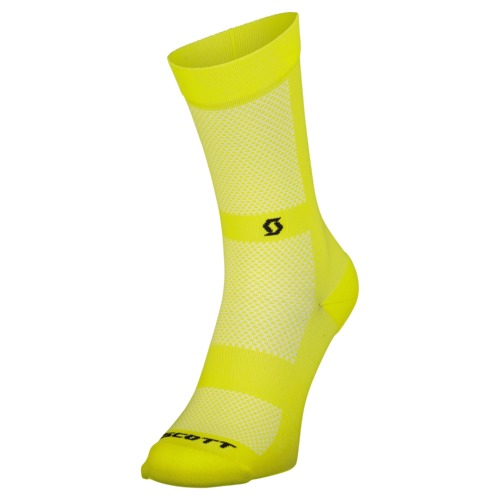 Scott Sock Performance No Shortcuts Crew - sulphur yellow/black/45-47 (XL)