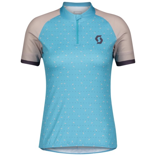 Scott Shirt W's Endurance 30 s/sl - breeze blue/blush pink/EU S