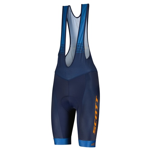 Scott Bibshorts M's RC Team ++ - midnight blue/copper orange/L
